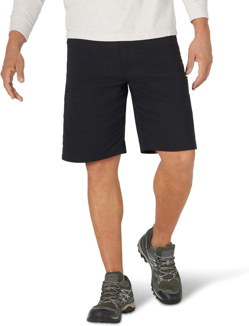 Wrangler Authentics Men's Performance Comfort Flex Cargo Short (42, Black)