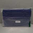 Piasoenc Clipboard with Storage, 8.5 x 11 Organization Box with Pen Holder and A4 Legal Paper Folder, Heavy Duty Plastic, Folio & Side-Opening, Low Profile Clip for Nurses, Teachers,Navy Blue