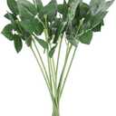DECHOUS Faux Roses Bulk Flower Picks Wire Floral Wire Leaves for DIY Handmade Arrangements
