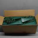 [ 71 Ornaments ] 4 Ft Mini Artificial Christmas Tree with 100 Warm White Light 3D Star Merry Christmas Sign Ball Bow Deer Snowflake Gift Box Timer Battery Operated Xmas Tree for Indoor Home Decoration (Green)