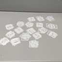 4 Inch Letter Stencils and Numbers, 71 Pcs Alphabet Art Craft Stencil, Reusable Plastic Templates for Wood, Wall, Fabric, Rock, Signage (4 Inch)