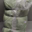 Bedluxe Wedge Pillow, 12 inch Bed Wedge Pillow for Headboard, Pillow Wedge for Acid Reflux Relief, Sleeping, After Surgery, Snoring, Gerd, Triangle Pillow Wedge - Cooling Memory Foam Top, Light Green