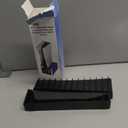 ZYTHRONE Horizontal Stand for PS5 Slim & Pro Console and Hold 12 Pcs Game Disc, PS5 Base Stand Compatible with PlayStation 5 Slim/Pro Disc & Digital Editions, Black