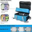 Paddle Board Cooler Waterproof,26L SUP Paddleboard Cooler Deck Bag fits 42 Cans,2 Compartments Paddle Board Accessories for Kayaking,Beach, Camping(Blue)