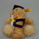 Soulchen 7 Inches Graduation Teddy Bear 2026 Bachelors Gown Plush Bear with Picture Frame Congrats Card Graduate Stuffed Animal Gifts Set for College Grad Preschool Kindergarten(Black)