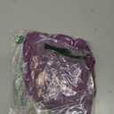 Avidlove Mesh Top Women Rhinestone Sparkly Long Sleeve Sheer Crop Top See Through Shirt Glitter Going Out Tops (Medium, Purple)