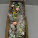 5.7FT Spring Garland with Pastel Eggs, PVC Plastic Material, Green Eucalyptus Leaves and Berries, Decorative for Home, Fireplace, Doorway and Table (Valentine-Garland, 5.7ft)