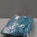 Women Maternity Dress for Photography Mermaid Off Shoulder Slim Fitted Chiffon Gown Flowy Baby Shower Maxi Photo Props Dress (One Size, Green)