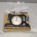 Allen Designs Vintage Stitch Sewing Machine Pendulum Wall Clock