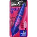 Maybelline Volum' Express The Rocket Volumizing Washable Mascara, Blackest Black, 1 Count