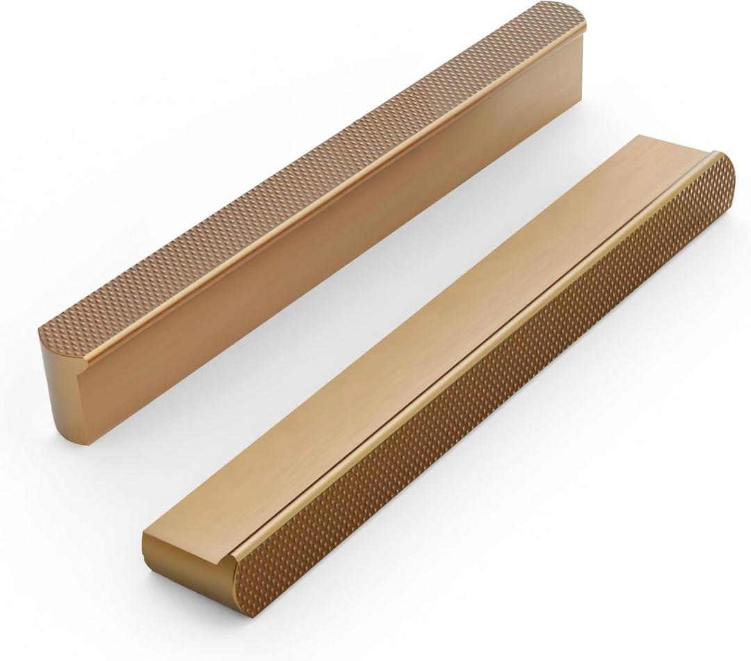 10 Pack Champagne Bronze Cabinet Pulls 3.75 Inch Cabinet Handles Kitchen Cabinet Hardware Kitchen Handles for Cabinets Champagne Dresser Pulls Kitchen Pulls (3.75"/96MM Hole Center)