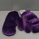 SunnyBay Microwavable Heated Hand Warmer Gloves for Women and Men, Weighted Arthritis Gloves for Women for Pain, Stay-on Wrist Elastic and Bulk-Free Grip for Maximum Functionality, Pair(Small)