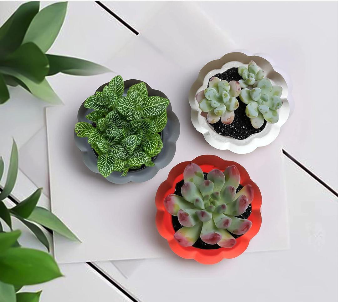 Ceramic Miniature Pumpkin Succulent Pots,Cute Halloween Decorations,Mini Pumpkin Decor Planters,Thanksgiving Decoration,Set of 3 Indoor/Outdoor Flower Pot,Fall Planter