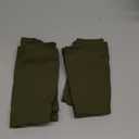 MIULEE Pack of 2 Decorative Linen Pillow Covers Boho Farmhouse Modern Soft Accent Throw Pillows Neutral Cushion Covers for Sofa Couch Bed Living Room Home Decor, 18x18 Inch Olive Green