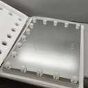 Hollywood Vanity Mirror, 15 Led Bulbs3 Color LightsBeautiful Make Up Lighted Mirror, Aluminum Metal Frame23" x 18" (White)