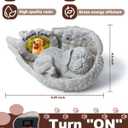 MoDinity Dog Memorial Gift, Angel Memorial Dog Statue with Photo Frame, Forever My Guardian Angel Garden Solar Light Dogs for Pet Memorial Stone