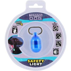 Terrain Dog Light for Dog Collar, Waterproof Light, Motion Activated Light, Blue