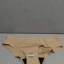 LEAKPROOF2.0 Seamless Bikini Period Underwear for Women | Period Panties Holds 6 Tampons | Mild Incontinence Leak Proof Underwear (L/XL, Beige)