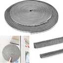 succulentlovers 66 Ft Self-Adhesive Door Soundproofing Strip - 2PCS Brush Weather Stripping Door Seal Includes 0.35" & 0.2" Thick Window Seal Strip Sound Proofing for Door & Window