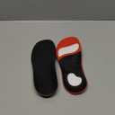 Plantar Fasciitis Relief Insoles - High Arch Support Inserts - FSA Eligible Items Only List - Heel Cups & Shoe Inserts for Heel Pain Relief - Planter Facetious Relief Support Inserts - S (S:Men's 6.5 - 8.5 | Women's 7.5 - 9.5, Black)