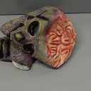 Full Head Skull Mask, Scary Skeleton Latex Helmet Costume Mask for Cosplay, Halloween, Dance, Carnival, Masquerade, Party