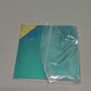 2 Pcs Brass Sheet, 6" x 6" x 0.01'', 28 Gauge(0.3mm) Thickness, No Scratches, Double-Side Film Attached Brass Plates