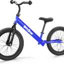 bicystar 16 Inch Balance Bike for Kids 5-8 Year Old, Air Rubber Tires