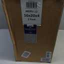 Nordic Pure 16x20x4 (15_1/2 x 19_1/2 x 3_5/8) Pleated MERV 12 Air Filters 2 Pack