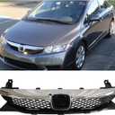 Front Bumper Grille for 2009-2011 Honda Civic 4-Door
