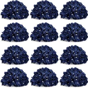 11.81 Inch Navy Blue Hydrangea Flower Balls for Centerpieces
