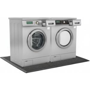 Nuanchu 10mm x 59 x 36in Extra Large and Thick Mat for Under Washer and Dryer, Waterproof Floor Pad, Laundry Machine Non-Slip Shockproof Pad for Floor Protection, Shock Absorbing, Noise Reducing