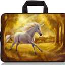 11" 11.6" 12" 12.1" 12.5" inch Laptop Carrying Bag Chromebook Case Notebook Ultrabook Bag Tablet Cover Neoprene Sleeve Fit Apple MacBook Air Samsung Google Acer HP DELL Lenovo Asus(Running Unicorn)