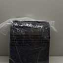 TAMGHO Crushed Velvet Comforter King, Black King Size Bedding for All Seasons, Luxury Soft 3pc Bed Set, 1 Oversized King Comforter (108"x96") and 2 Pillow Shams (20"x36"+2")