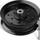 Flat Idler Pulley Compatible with Craftsman Husq Ariens Sears Poulan Riding Lawn Mower Tractor with 42" 46" 48" 54 Deck, Replace 197379, 196106