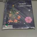 GloomGlo 24pcs Christmas Plaster Painting Kit for Kids  Non-Toxic DIY Ceramic Ornament Craft Set with Snowman/Gingerbread Man Christmas Tree Decorations(Christmas 1)