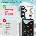 Toycamp for Samsung Galaxy S24 Case - Compatible with Magsafe Credit Card Holder Wallet Magnetic Cute Women Teen Girls Kawaii Girly Unique Man Boys Design Phone Cover ffor Galaxy S24