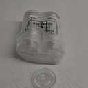 200 Pcs Clear Flat Lids Plastic Disposable PET Cup Lids with Straw Slot Fits for 12 oz, 16 oz, 20 oz and 24 oz Cups for Summer Iced Coffee, Ice Cream, Slush, Milkshake, Party Supplies (3.9 Inch)
