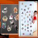 30 Pcs Christmas Magnetic Diamond Art Decor Creepy Nightmare Diamond Painting Magnets Kits Adult DIY Art Horror Fridge Magnet Refrigerator Sticker for Beginners Gifts Home Car Garage Decor