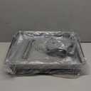 Kitsure Dish Drying Rack - Compact Dish Rack with Utensil Holder & Adjustable Water Outlet, Rust-Proof & Scratch-Resistant Drying Rack for Kitchen, 14.5" x 12.0" x 4.0", Sliver (Silver)