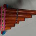 Spirit of Nature - Flute Instrument Pan Flute, Native Instruments Musical Instruments for Adults | Bamboo Flute Wooden Flute, Flauta de Pan Flautas Musicales, 2 Sizes - Small