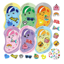 Valentines Day Gifts for Kids Classroom, 30 Valentine Cards Bulk for School Class Prizes Boys Girls Exchange Gift 60 Shoe Charms Goodie Fillers