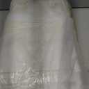 ADLABLD 50 Pcs Clear Plastic Gift Bags with Cowhide Handles, Transparent Reusable Tote Bags, Party Favor Bag Mother's Day, Boutique, Wedding, Birthday, Baby Shower Party (9 x 7.1 x 3 Inch)