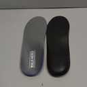 Plantar Fasciitis Feet Insoles Arch Supports Orthotics Inserts Relieve Flat Feet, High Arch (Mens 8-8 1/2 | Womens 10-10 1/2) (Gray)