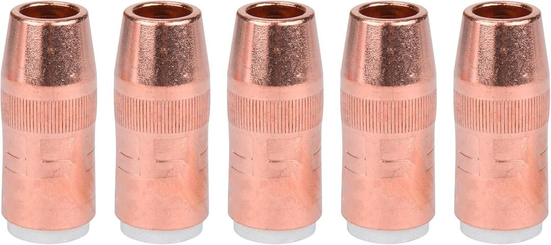 5-PK NS-5818C Nozzle Centerfire Slim 5/8" 1/8" Recess For Bernard Mig Gun