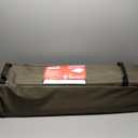 Coleman Queen-Size Airbed Cot Combination, Folding Air Mattress with Steel Frame & Side Table, Battery Pump Included