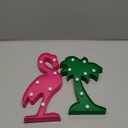 AceList Tropical Luau Party Supplies Flamingos Palm Trees Sign Light for Hawaiian Themed Party Decoration Birthday Bedroom Wall Decor Table Centerpieces