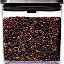 OXO Steel POP Container Short Rectangle- 1.7 Qt for Brown Sugar, Dried Beans and More,Grey