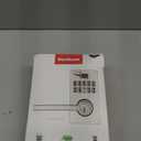 Kwikset SmartCode 917 Keypad Keyless Entry Contemporary Residential Electronic Lever Lock Deadbolt Alternative with Halifax Door Lever and SmartKey Security, Satin Nickel