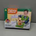 Aujazyble Pottery Wheel for Kids - Complete Pottery Painting Kit Arts and Crafts for Kids Ages 8-12 with 3 Pack Air Dry Clay Art Supplies Toys for Girls Boy Birthday Gift for 6 7 8 9 10 11 12+