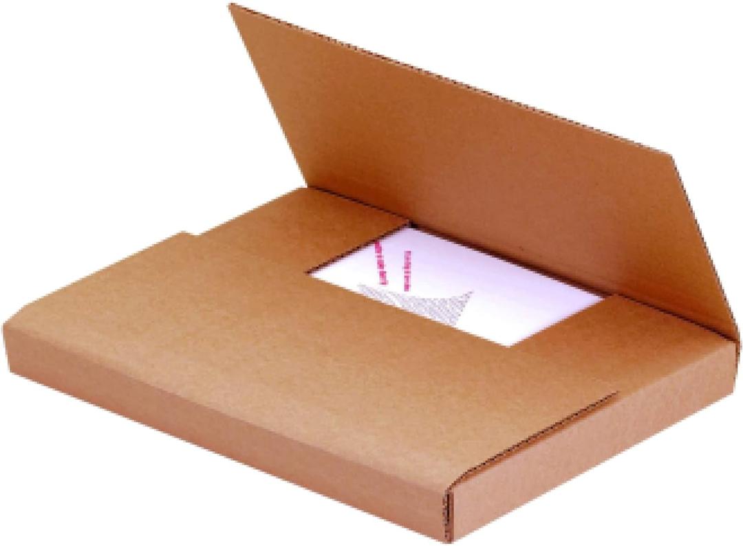 BOX USA Flat Mailer Shipping Boxes 18"L x 12"W x 2"H Large 50-Pack | Corrugated Cardboard Box for Small or Large Business Packaging, Mailing, and Storage